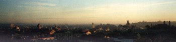 The Skyline of Vilnius from Hotel Gintaras